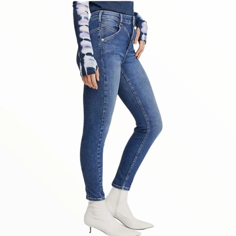 Free people riley seamed skinny jeans Size 28